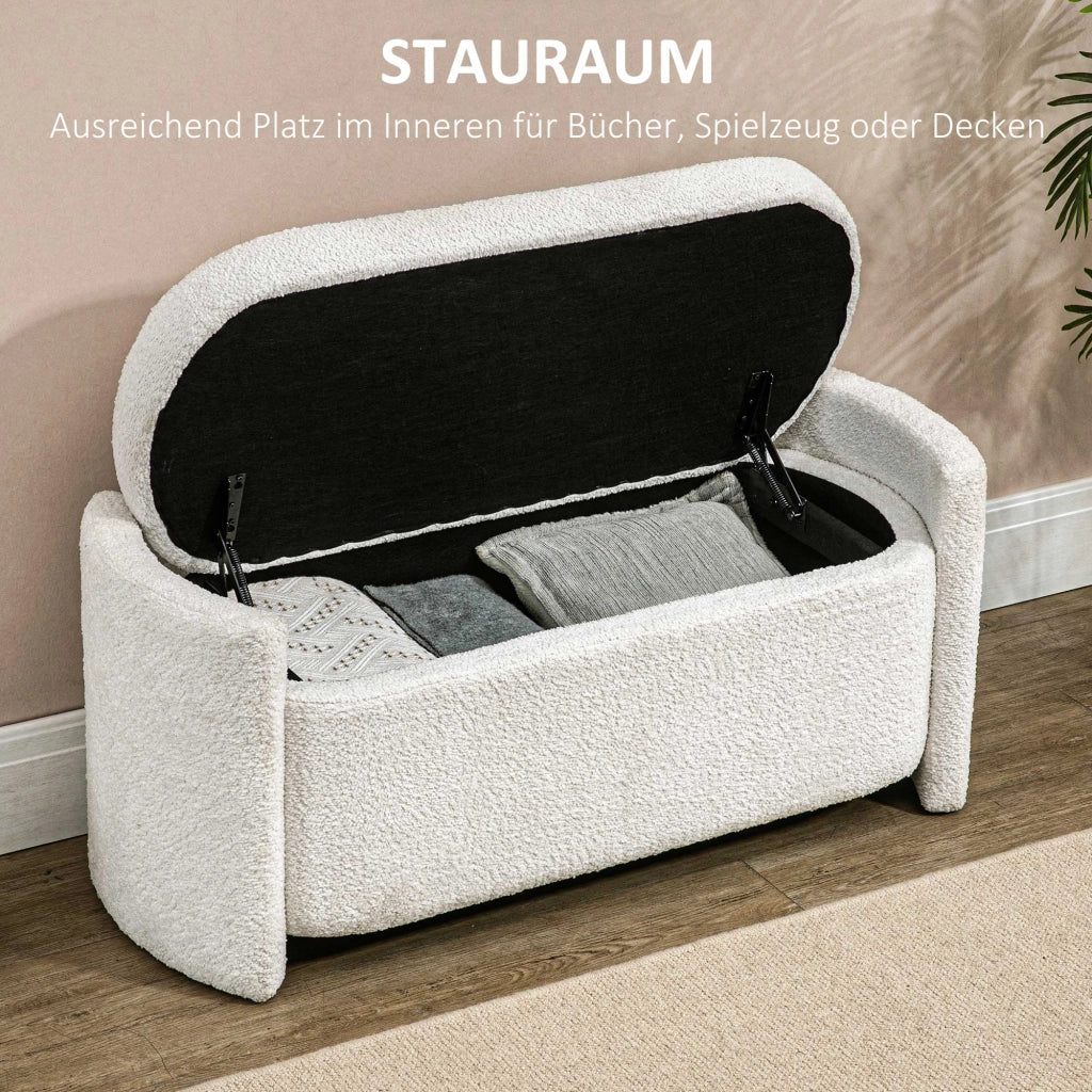 Panca per ingresso con cassetti e ripiani ¨C zephmum ¨C 105x44x45,5 cm