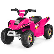 Quad buggy elettrico per bambini 73 x 40 x 44,5 cm comoda esperienza di guida sia all'interno che all'esterno PP rosa 20_0013329