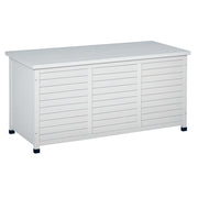 Baulo Giardino Legno Impermeabile ¨C zephmum ¨C Bianco 127x56x60 cm