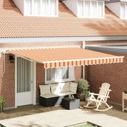 Tenda Retrattile Giallo e Arancione 400 × 300 cm 3330527