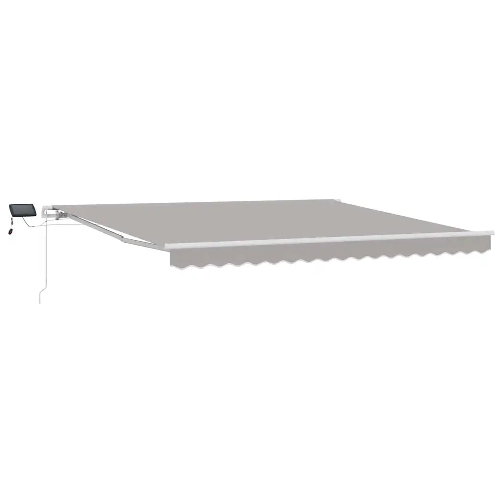 Tenda Retrattile con Grigio chiaro 400 ×350 cm Tessuto 3330800
