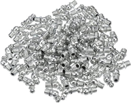 Kit di applicazione di lubrificante a forma di sfera 45° in acciaio inossidabile - M8 - 100 pezzi