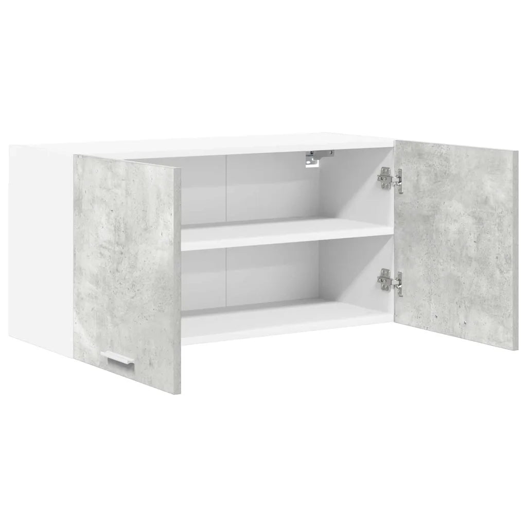 Armadio pensile con porta Grigio cemento 80 x 31 x 40 cm 884181