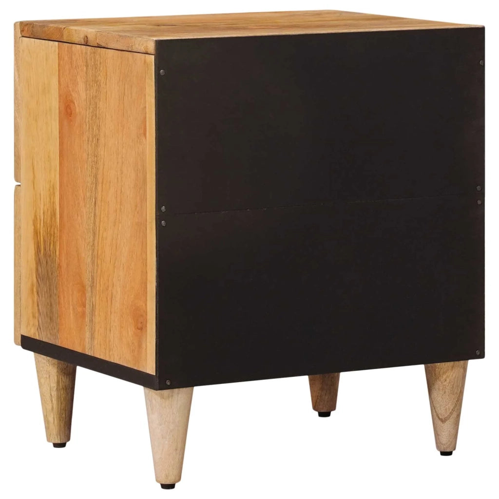 Comodino | Armadio da Notte | Mobiletto da notte con cassetto Naturale 40 x 33,5 x 46 cm