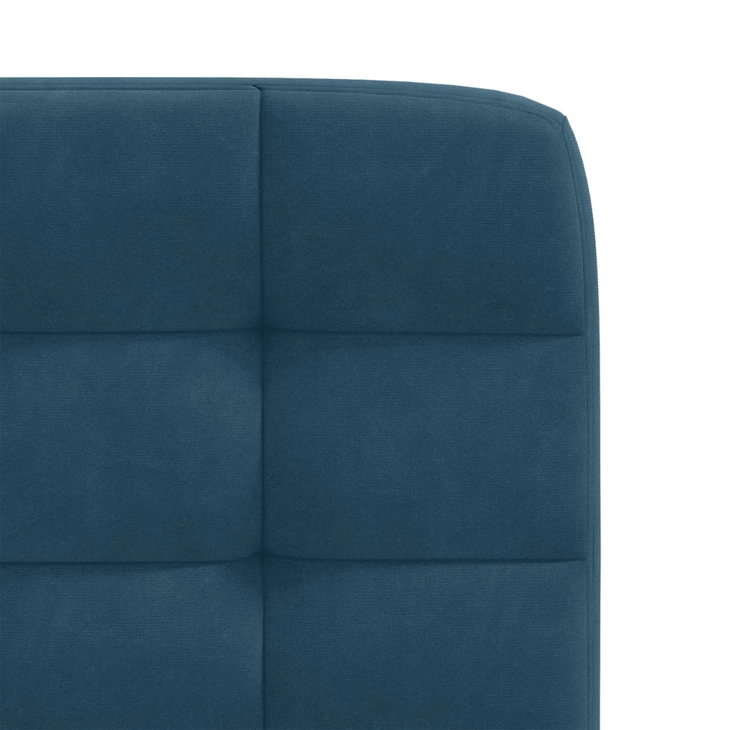 vidaXL Sedie da Pranzo 2 pz Blu in Velluto
