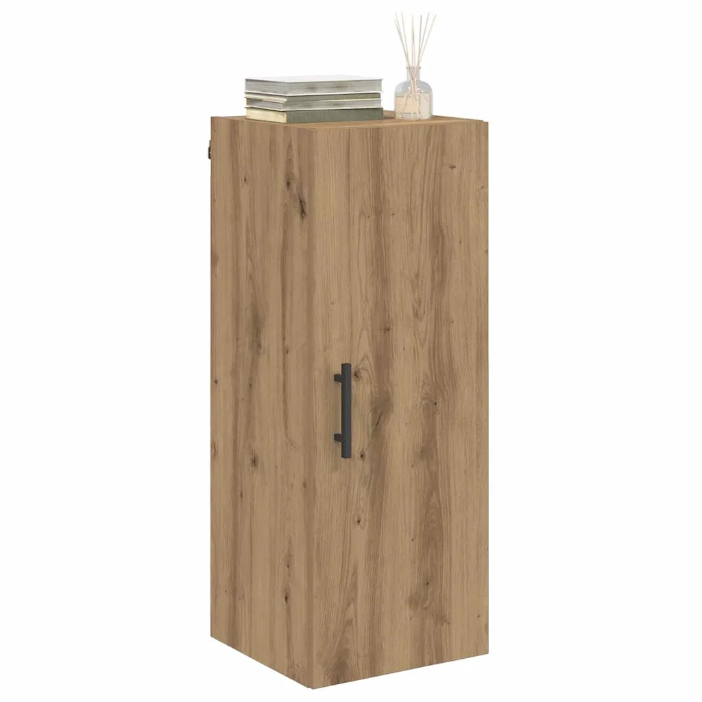 Pensile | Mobile a Parete Rovere artigianale 34,5 x 34 x 90 cm Legno multistrato