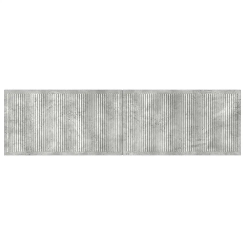 Testiera da Muro EDE Grigio Cemento Legno ingegnerizzato 896058
