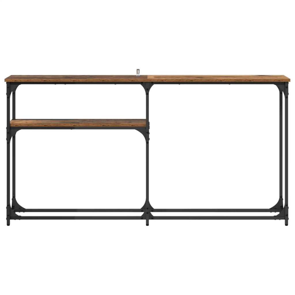 Tavolo Consolle | Tavolo d'Ingresso Legno vecchio 145x22.5x75cm Legno multistrato