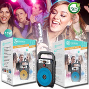 Trade Shop - Cassa Speaker Altoparlante Bluetooth 15watt Tx-9824 Radio Fm Tf Usb Ricaricabile -