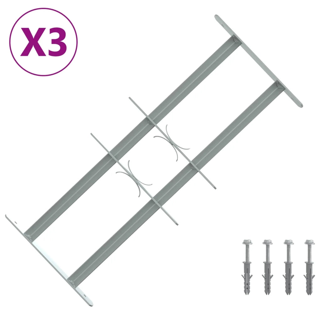 Griglia di Sicurezza per Finestre con 2 Traverse 3 pz CFW8452987