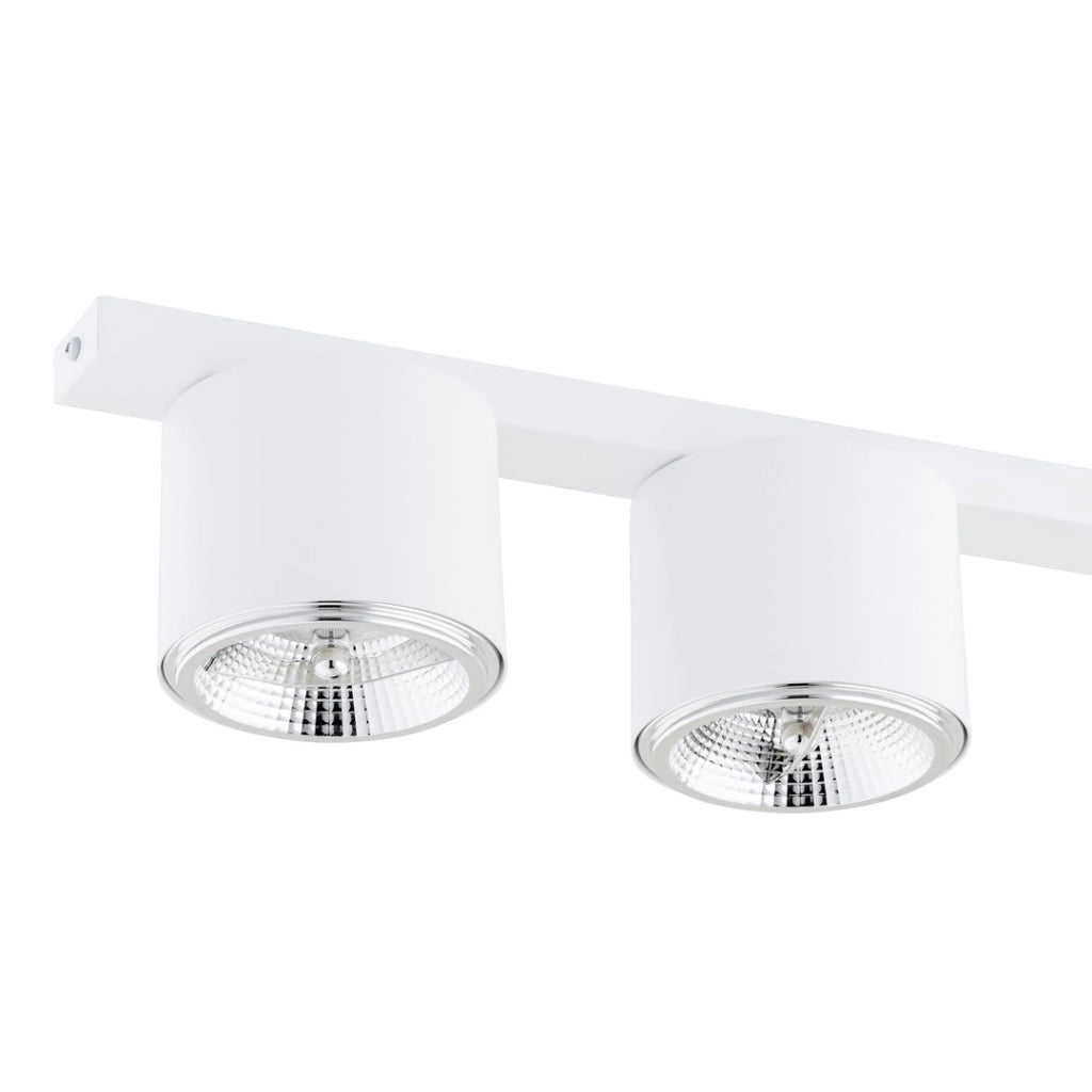 Plafoniera barra bianca 90 cm 4 spot ES111 Emibig