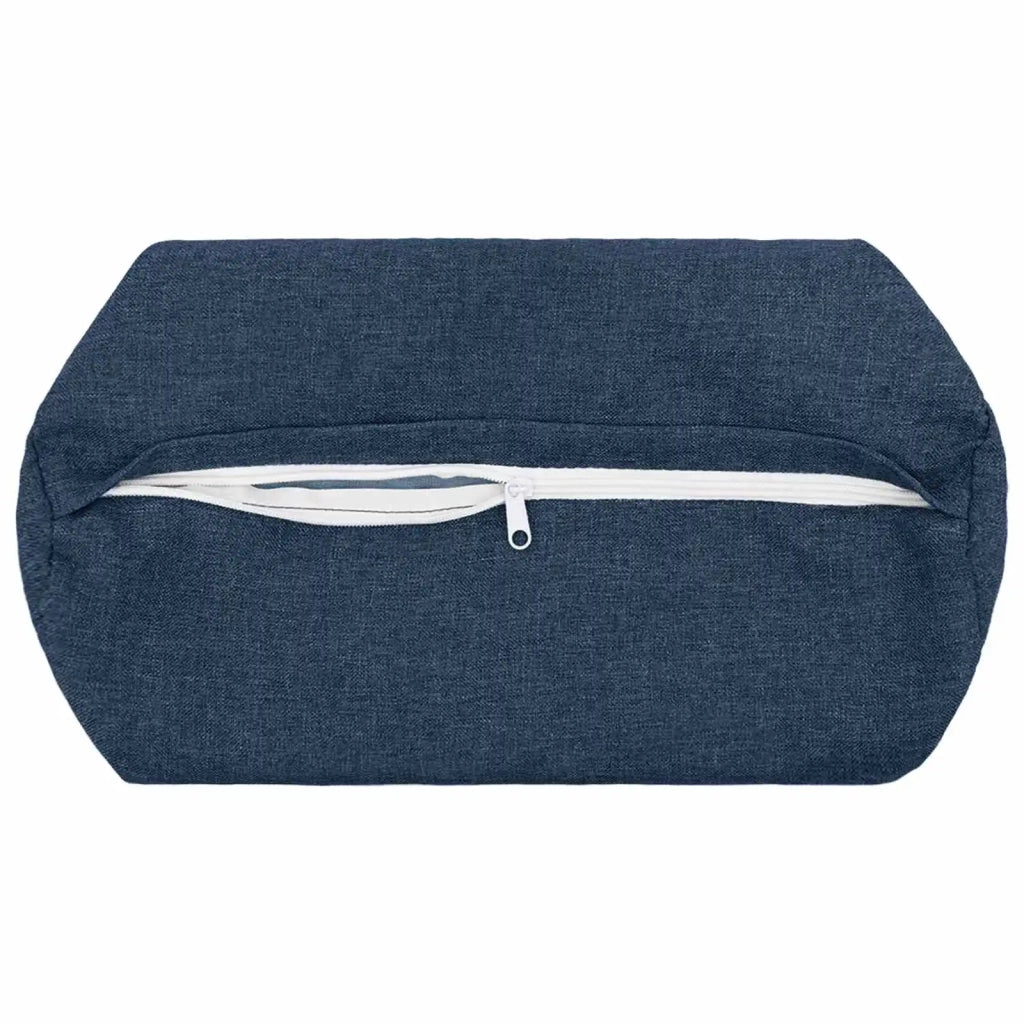 Cuscino con cuscino HEERLEN 6 pz Blu Tessuto 929964