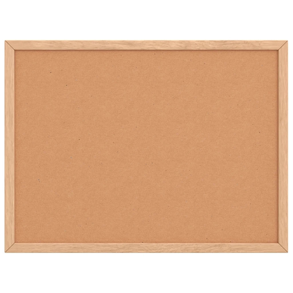 vidaXL Tavola in Sughero con Cornice Legno Massello di Pino 40x30 cm
