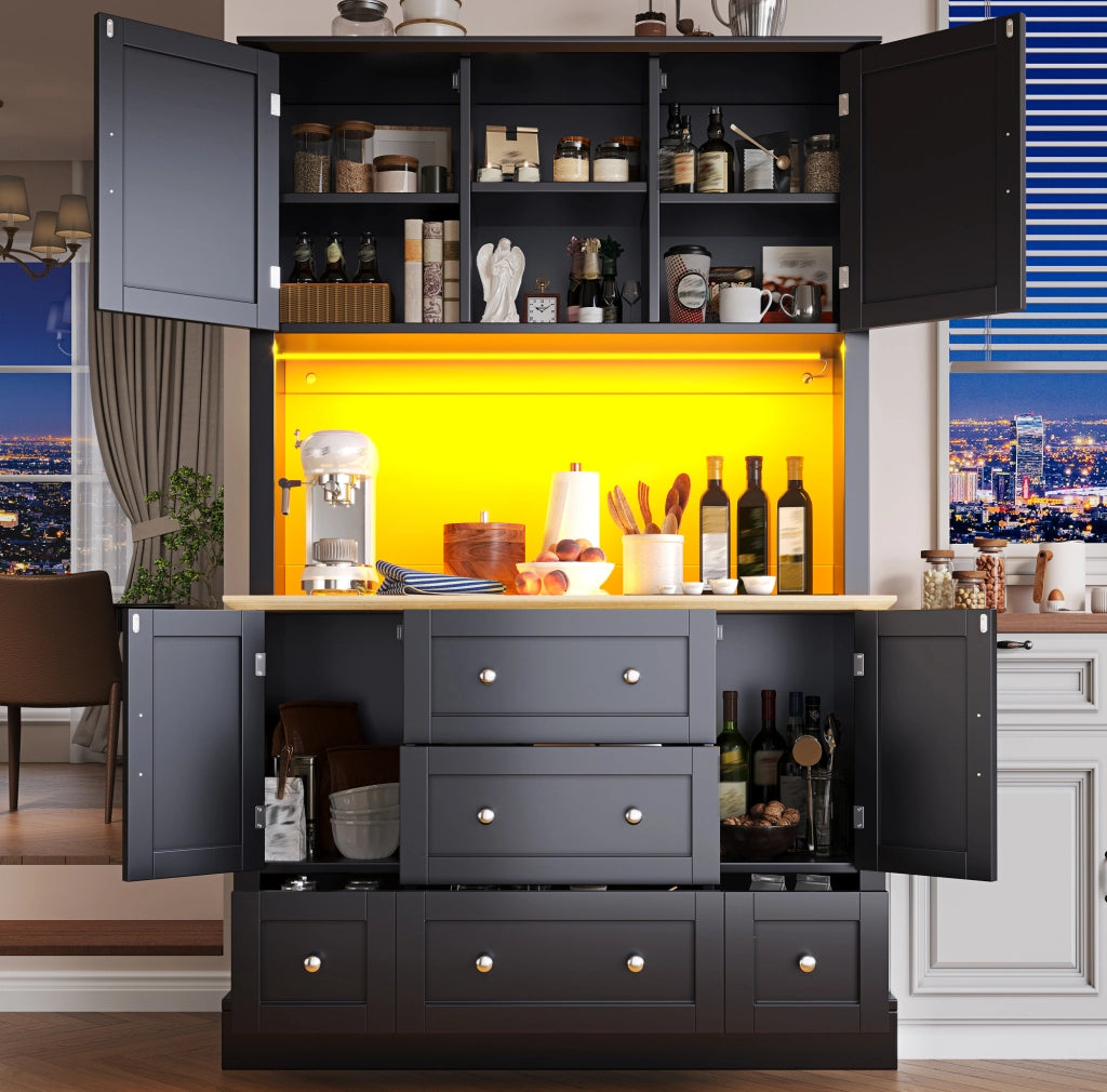Mobile alto con LED controllabile via app 115×40×180 cm