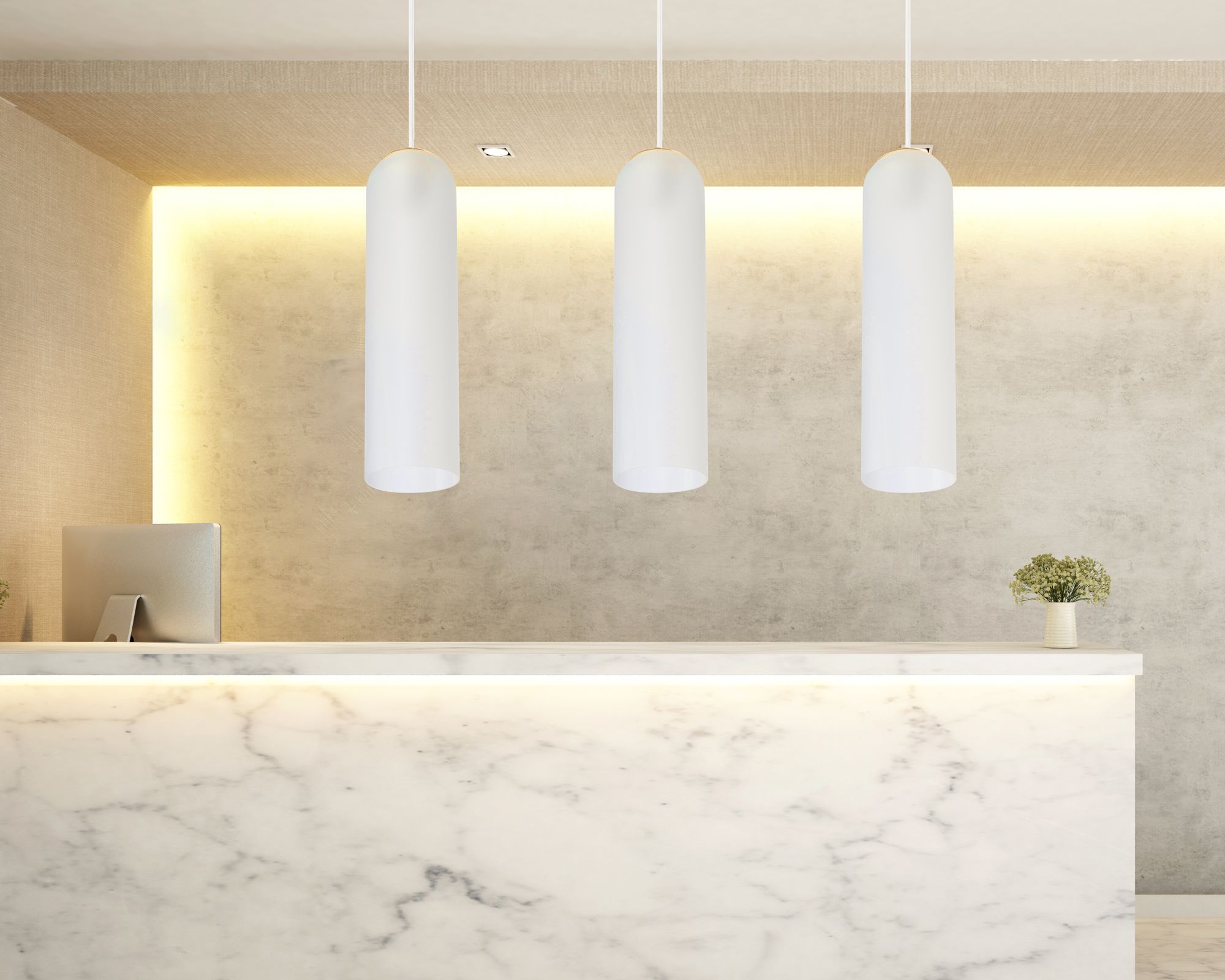 Lampada Pensile Vetrata White Gold APP665-1CP