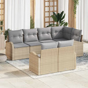 Set Divano da Giardino Beige polyrattan 3346080