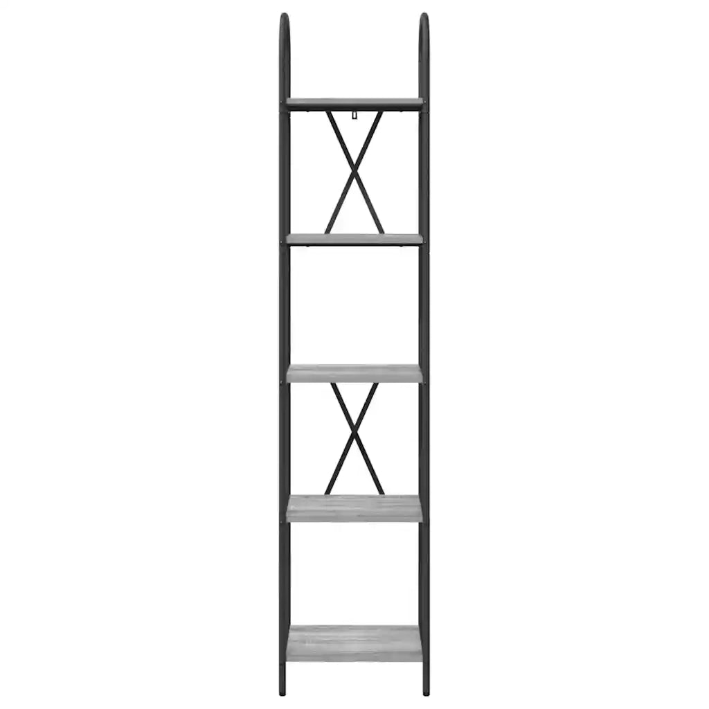 Libreria Grigio Sonoma 40 x 30 x 183 cm Legno multistrato 879926