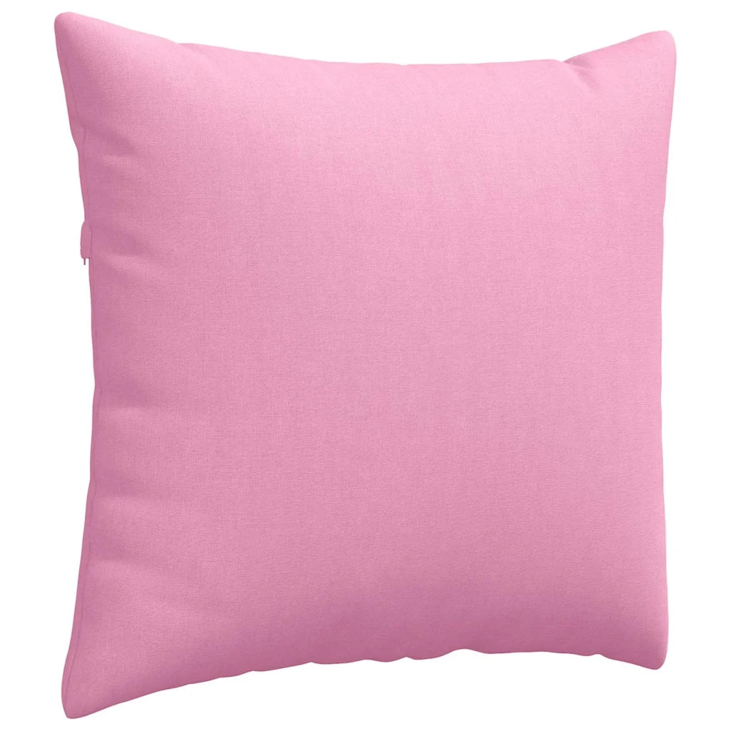 Cuscini da Divano 2 pcs Rosa 50 x 50 cm Tessuto