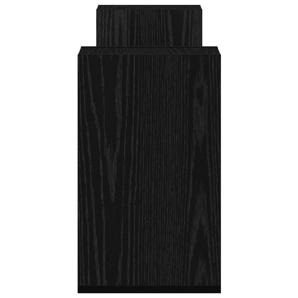 Mobile TV 100 x 30 x 50 cm Rovere Nero Legno ingegnerizzato 8010912