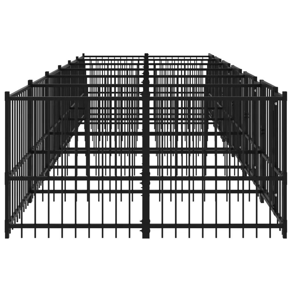 Gabbia per Cani da Esterno in Acciaio 11,26 mÂ² cod mxl 44275