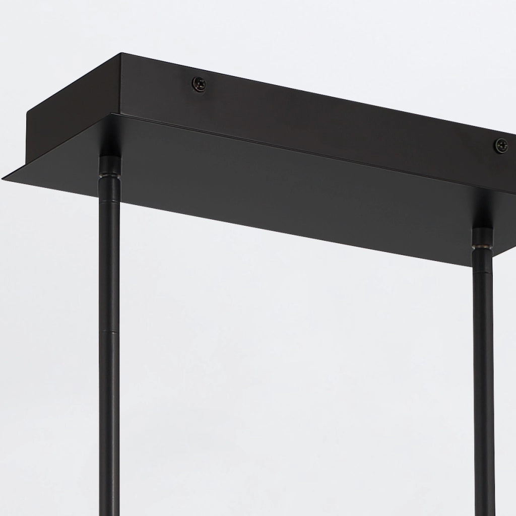 Sospensione geometrica LED Inizio 84cm nera 46W Quintiesse