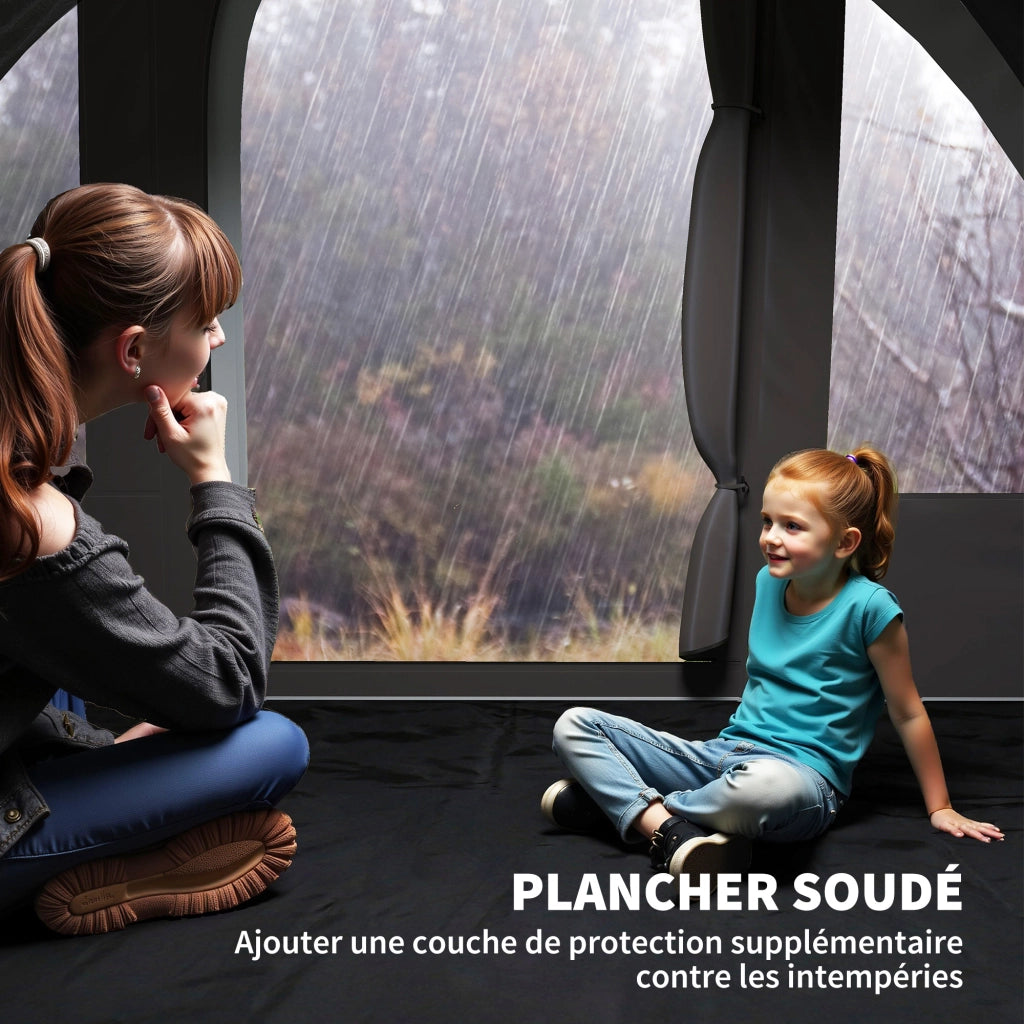 Tenda da campeggio per 4-6 persone ¨C zephmum ¨C grigio