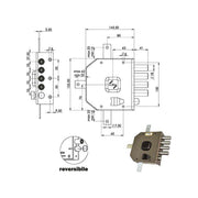 Serratura Sic.Quintupl.Sx Dm G416 Moia