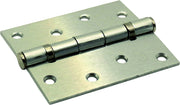 IBFM CERNIERA CON CUSCINETTI A SFERA E POMOLO PIANO in acciaio cromo satinato mm.  76x76 (3x3'')