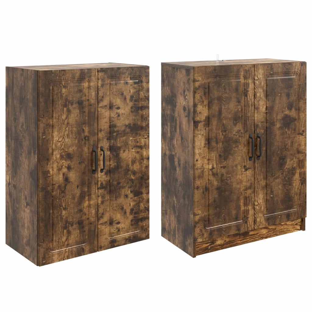 Set di armadi 2 pcs Rovere Fumo Legno ingegnerizzato 3416948