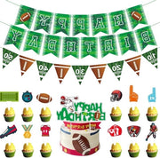 Decorazione di compleanno Happy Birthday - banner e slitta - 29 pezzi decorazione da festa per bambini e adulti
