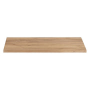 Piano lavabo NALYA 80 cm – Rovere chiaro – Piano in legno per mobile sottolavabo sospeso