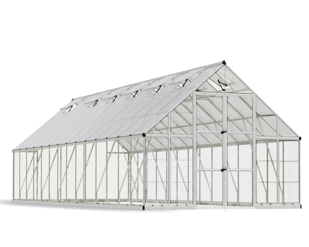 Serra Da Giardino in Policarbonato Balance Ibrida  964X304X257 cm Argento