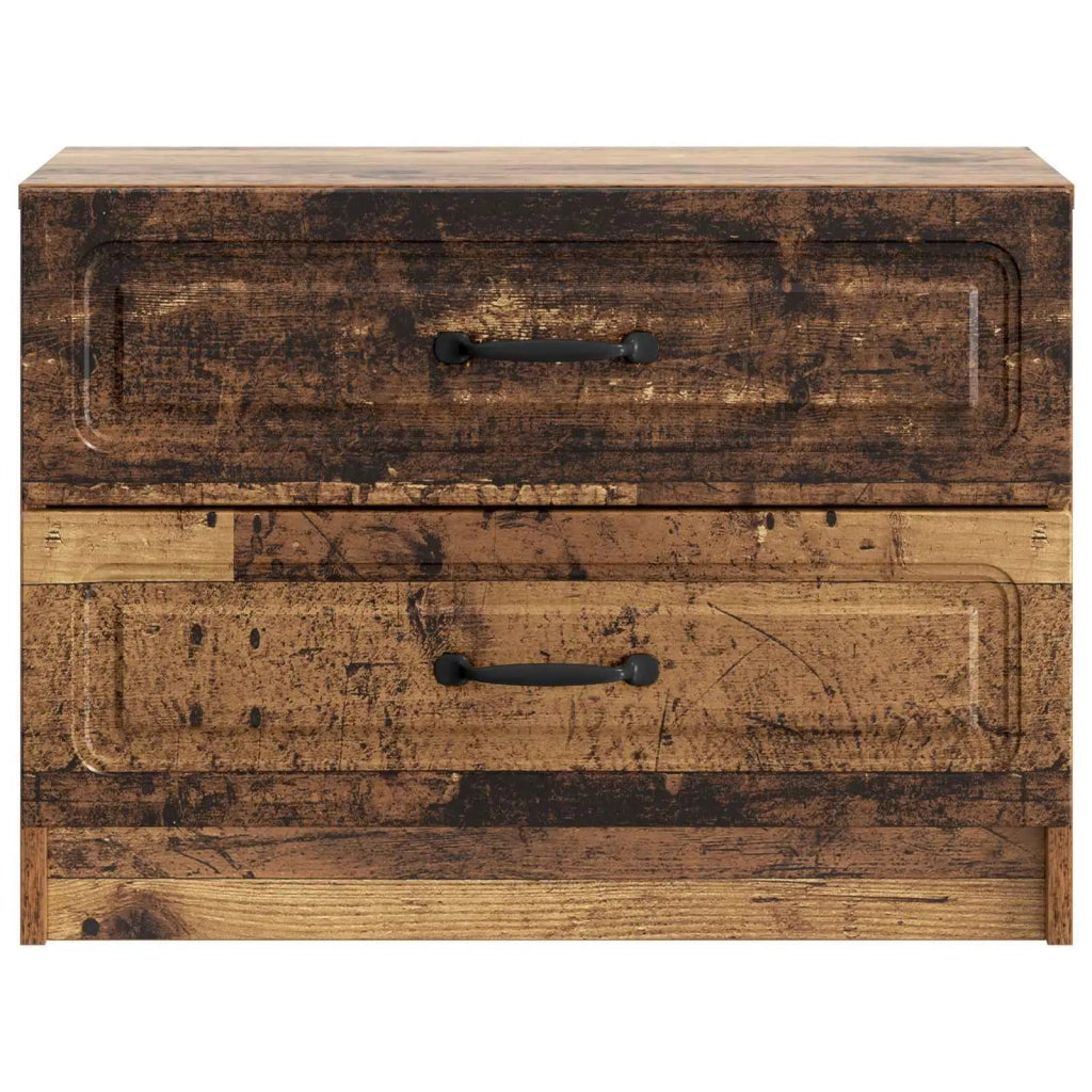 Armadio da Notte con cassetto Legno antico 62 x 34,5 x 44,5 cm 895703
