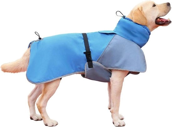 Giubbotto Acquaparato per Cani da Inverno con Strisce Riflettenti - Adatto per Cani di Taglia Media e Grande 5XL