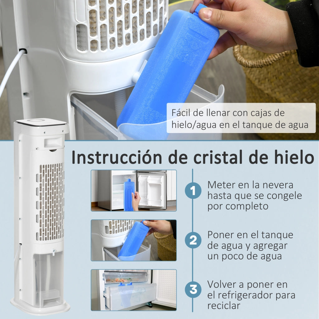 Climatizzatore Evaporativo Portatile ¨C zephmum ¨C Bianco 23x29x86 cm