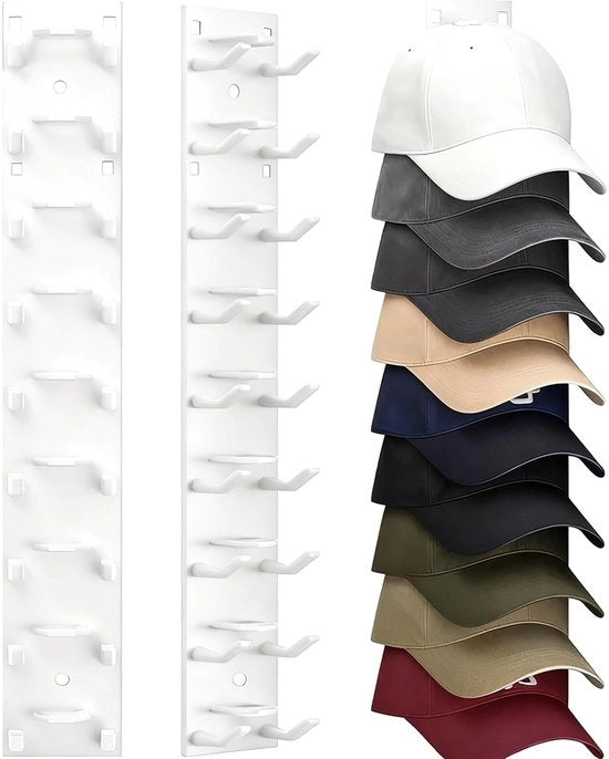 Oggetto di Supporto per Cappelli - Raccoglitore di Cappelli con Ganci - Supporto per Animali di Compagnia - Organizzatore Pratico - Design Stilizzato - Supporto per Animali di Compagnia con Spazio di Rimanenza Ridotto