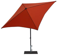 Ombrellone da Giardino 2x2 m Palo Ø38 mm in Alluminio Tessuto Dralon Acrilico Border Terracotta