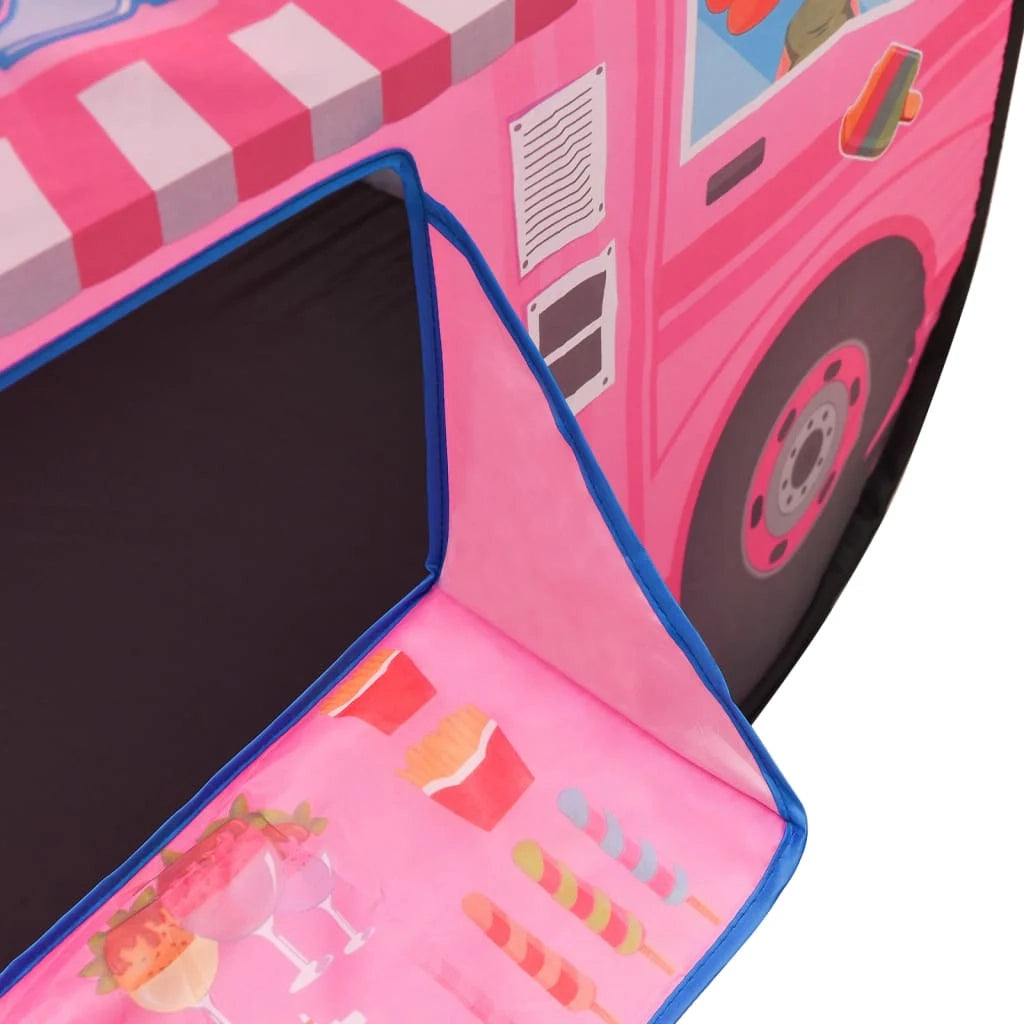 Tenda da gioco per bambini con 250 palline 70 x 112 x 70 cm rosa 02_0005127