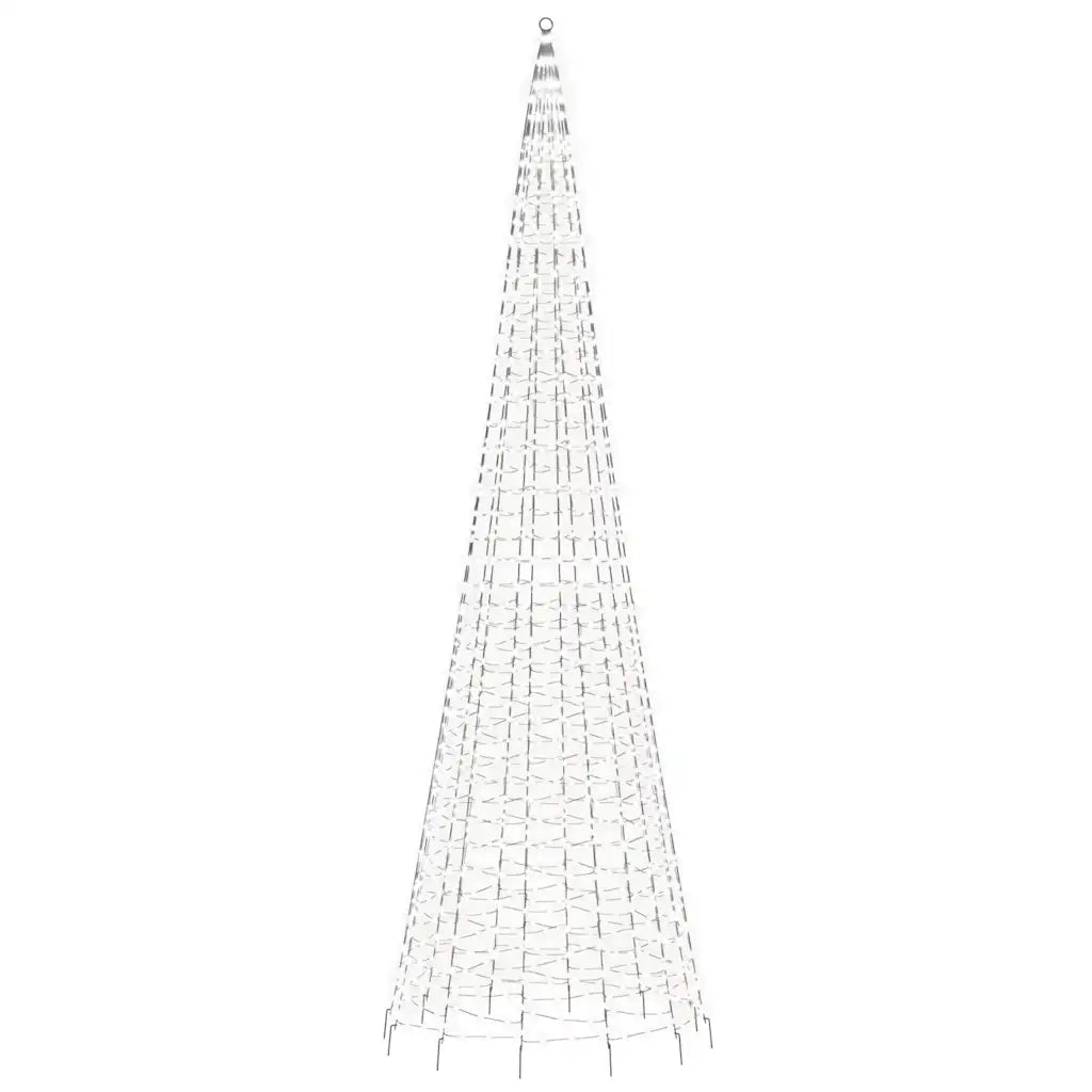 Albero di Natale a LED 1534 LED Bianco Freddo 500 cm 358117