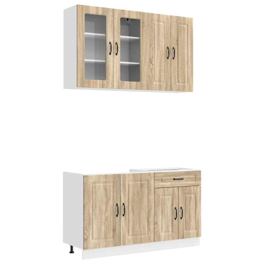Unità Cucina KALMAR 4 pcs Rovere Sonoma Legno ingegnerizzato 3438297