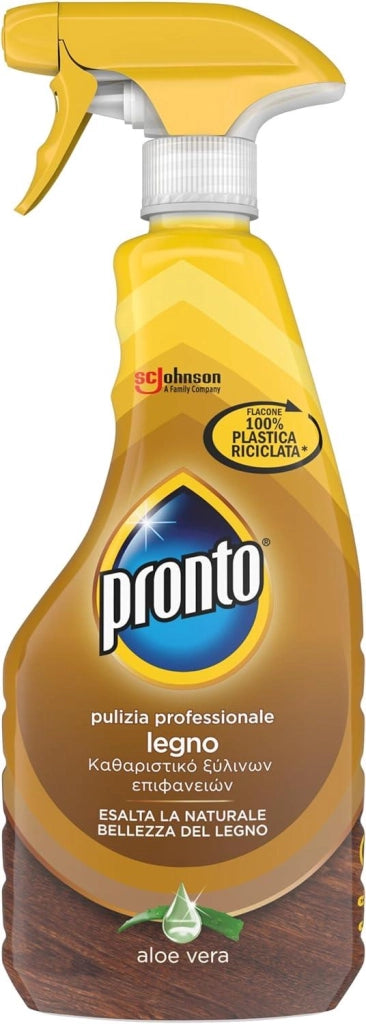 PRONTO TRIGGER LEGNO ESALTA LA NATURALE BELLEZZA DEL LEGNO FRAGRANZA ALOE VERA 1 CONFEZIONE DA 500 ML