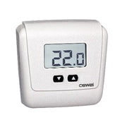 TERMOSTATO ELETTRONICO DA PARETE ET05- Bianco- CEWAL- pezzi 1