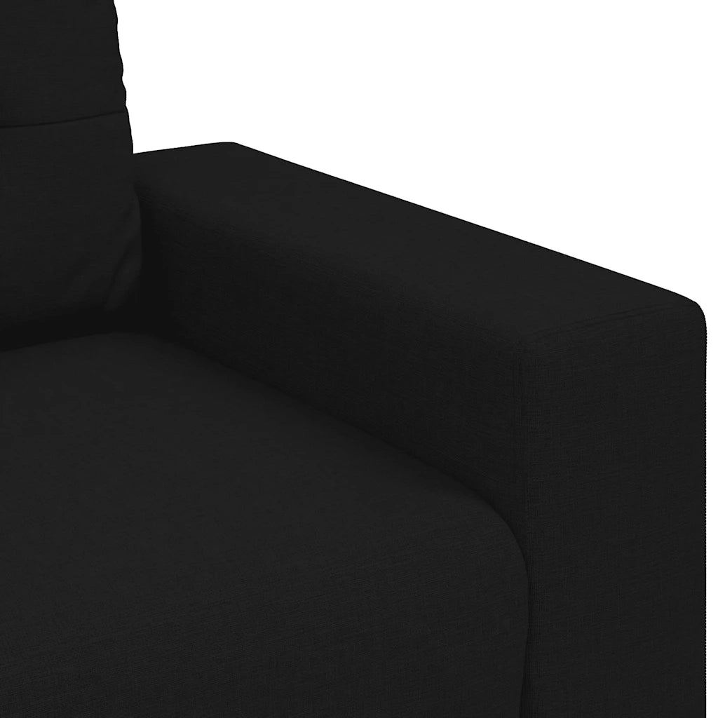 Divano Sedia-Poltrona-Sofa Relax Nero 60 cm in Tessuto