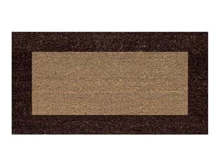 ZERBINO ECOCO MARRONE SPESSORE MM.18  cm.50x100, spessore mm.18