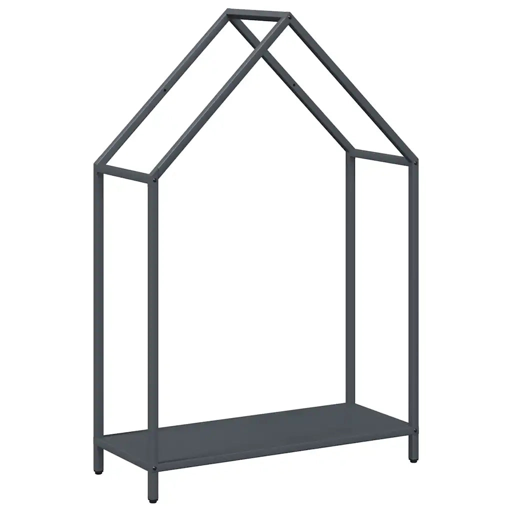 Rastrelliera per Legna da Ardere Antracite 60x25x90 cm CFW6519208