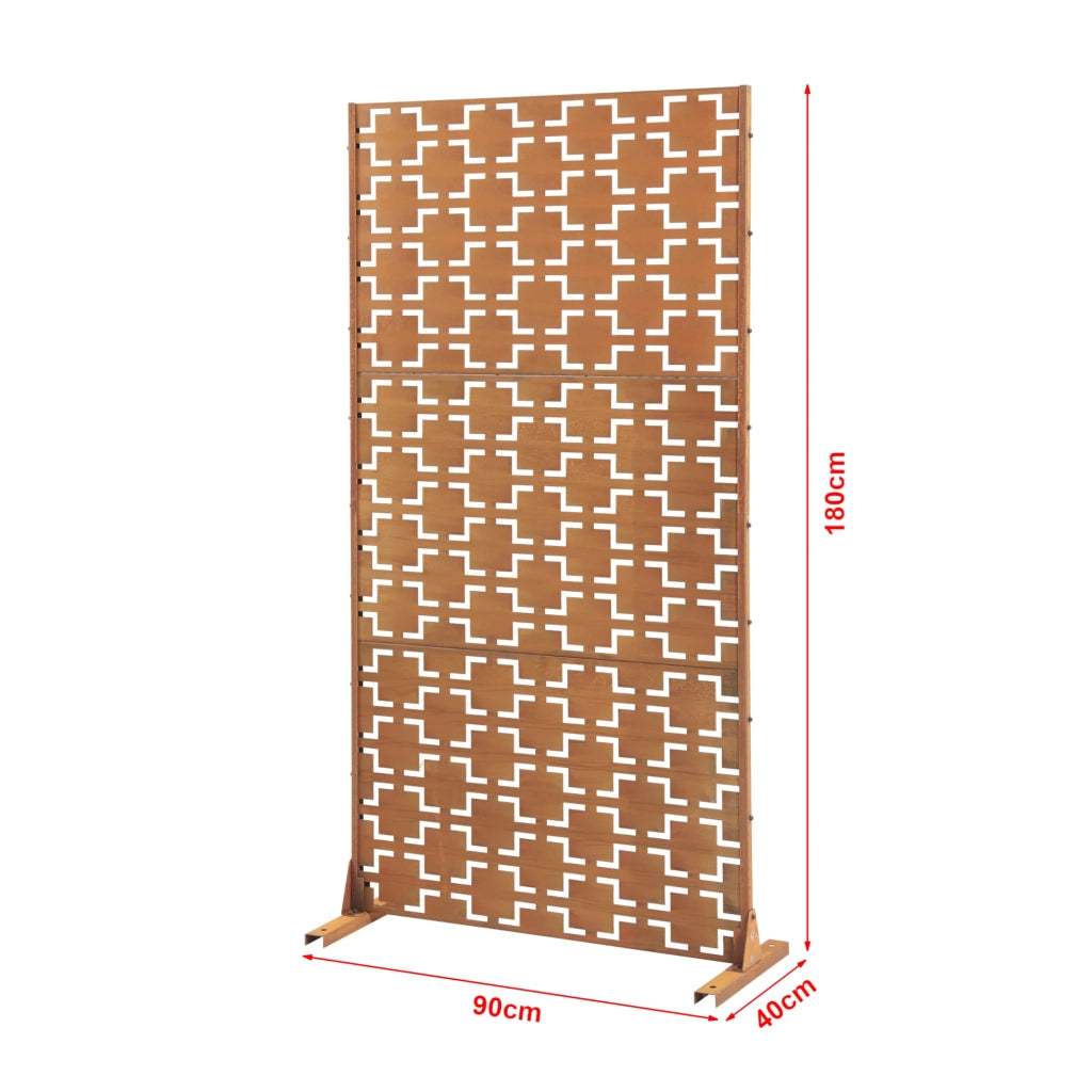 Parete divisoria esterna e interna acciaio zincato 180 x 90 x 40 cm acciaio zincato antiruggine 03_0009271