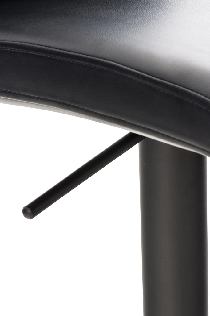 Barhocker Cadiz Kunstleder schwarz