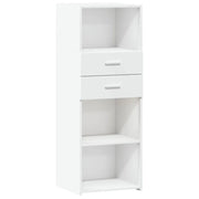 Credenza | Madia | Buffet da pranzo | Armadio da pranzo Bianca 45x42,5x124 cm in Legno Multistrato