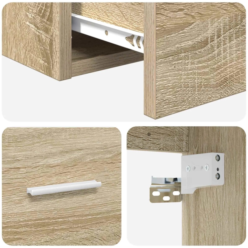 Set di mobili per il bagno Rovere Sonoma Legno ingegnerizzato 3404384