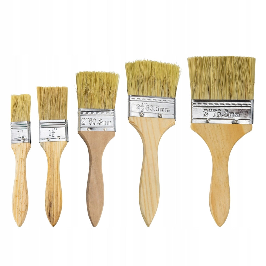 Set di Accessori per Verniciatura – 2 Rulli 25 cm, 5 Pennelli Sintetici, Nastro 40 mm | Per Pareti e Mobili
